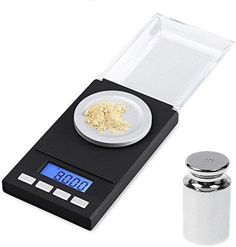 20g x 0.001g Mini Digital Pocket Scale Jewelry Scale Balance Kitchen Gram Weight with 20g Calibration