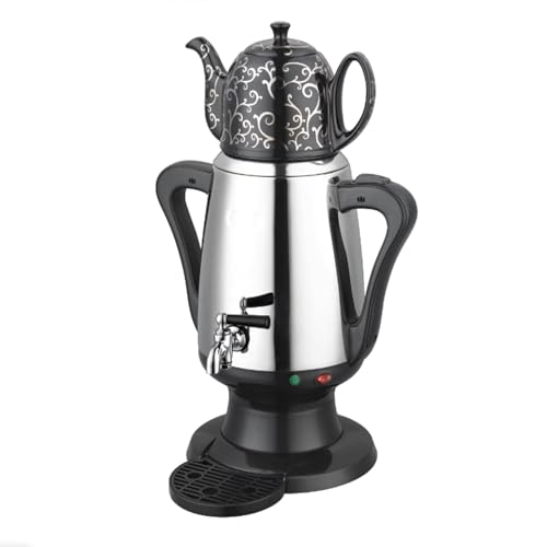 Samovar eléctrico con función mantener caliente y taza cerámica miniatura 2