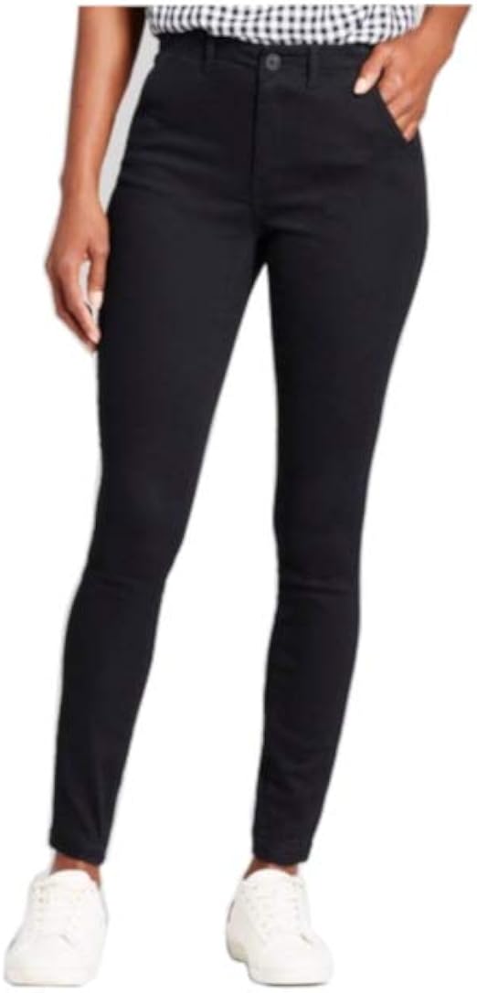 Regular Skinny High Rise Chino Pants 