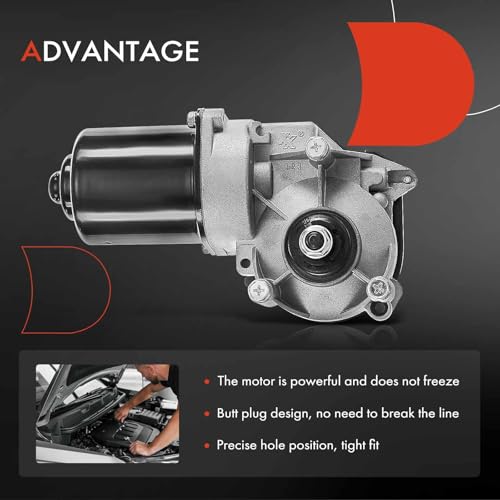 A-Premium [4+8 Pins] Front Windshield Wiper Motor Compatible with Ford, Lincoln & Mercury Models - F-150, Explorer, Escape, Focus, Mustang, Taurus, Taurus X, Expedition, Flex, MKS, Navigator & More by A-Premium - Image 6