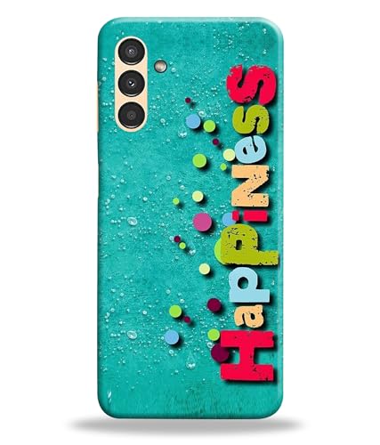 Image of Happiness Happy Printed Hard Back Case Cover Compatible for Samsung Galaxy A13 5G / SM-A136U, SM-A136U1 (Multicolor) - D1670