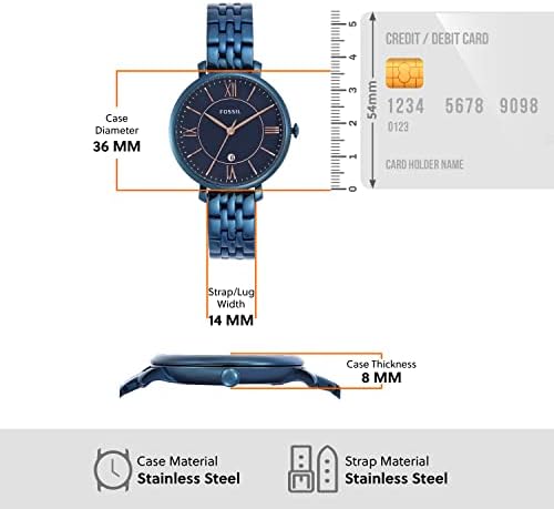 Jacqueline Analog Quartz Blue Watch 