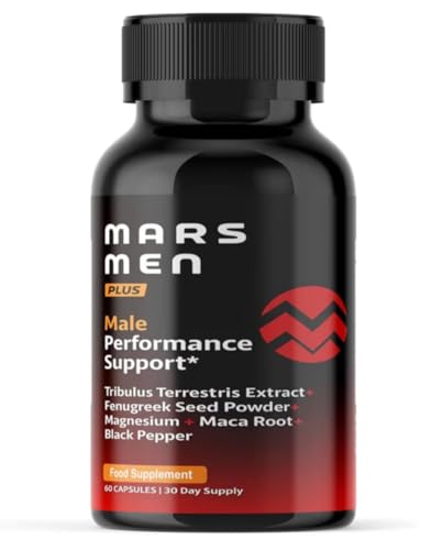 Mars Men Plus - MarsMen Plus Supplement Natural Support Capsules MarsMen Plus Vitamin Advanced Formula Mars Man Plus Premium Multivitamin Overall Health Wellness