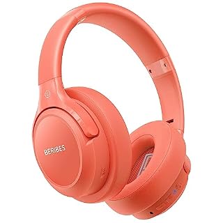 BERIBES Bluetooth Headphones Over Ear, 65H Playtime and 6 EQ Music Modes Wireless Headphones with Microphone, HiFi Stereo Foldable Lightweight Headsets, Deep Bass for Home Office Cellphone PC Ect. - Les Beatles, Paul McCartney, John Lennon, RIngo Starr, George Harrison