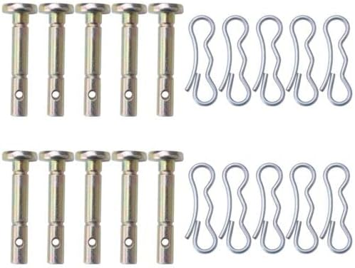 Shear Pins and Cotter Pins Replacement Set for Cub-Cadet 524 26" 28" 2 Stage 3 Stage 3X Snowblower, 10 Pack