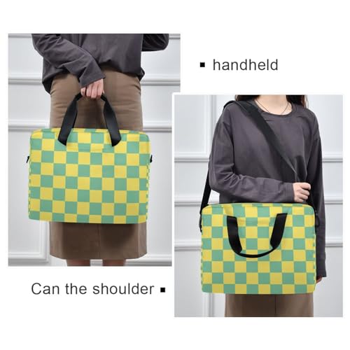Funda para laptop portátil 15.6 pulgadas amarillo y azul miniatura 2
