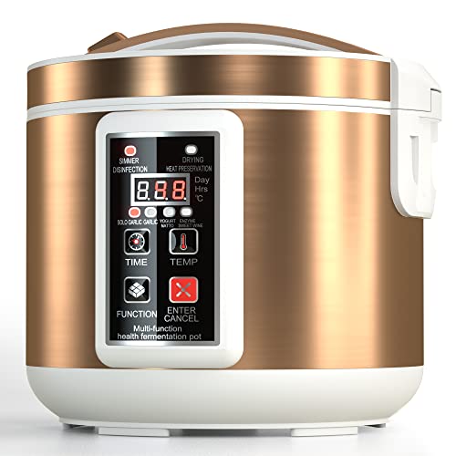 6L Black Garlic Fermenter, Automatic Garlic Fermenting machine, Yogurt Maker with Temperature Control