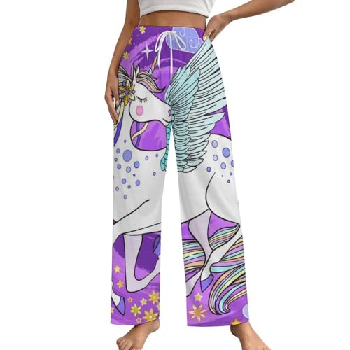 Pantalon de pyjama femme De Licorne, le bas idéal pour vos soirées cocooning