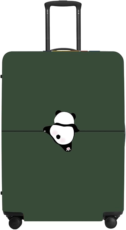 Adorable Panda Bear Luggage Cover Set, Asian Animal Print Elastic Suitcase Protector, Travel Gear for China Trips, Gifts for Panda Lovers
