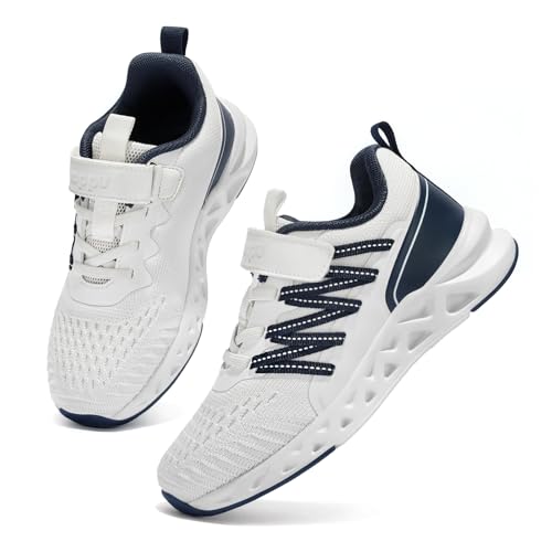 Image of koppu Boys Girls Shoes Non-Slip Tennis Shoes Fashion Lightweight Breathable Kids Sneakers for Little Kids /Big Kids