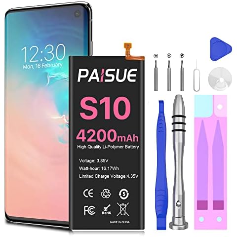 LCLEBM Galaxy S10 4200mAh Battery Cover