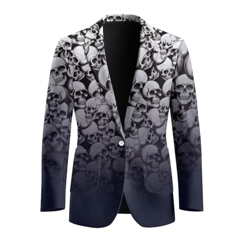 Suit for Men,Single-Breasted Slim Fit Polyester Fabric Men's Blazer for Dinner Party2