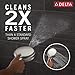 Delta 6-Setting In2ition 2-in-1 Dual Shower Head with Handheld High Pressure ProClean Spray, Brushed Nickel Detachable Shower Head with Hose, 1.75 GPM Flow Rate, Satin Nickel 75655SN