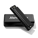 Harmonica Do (C) 10 Trous pour Débutant, Harmonica Blues Étanche Son Clair, Instrument à V...