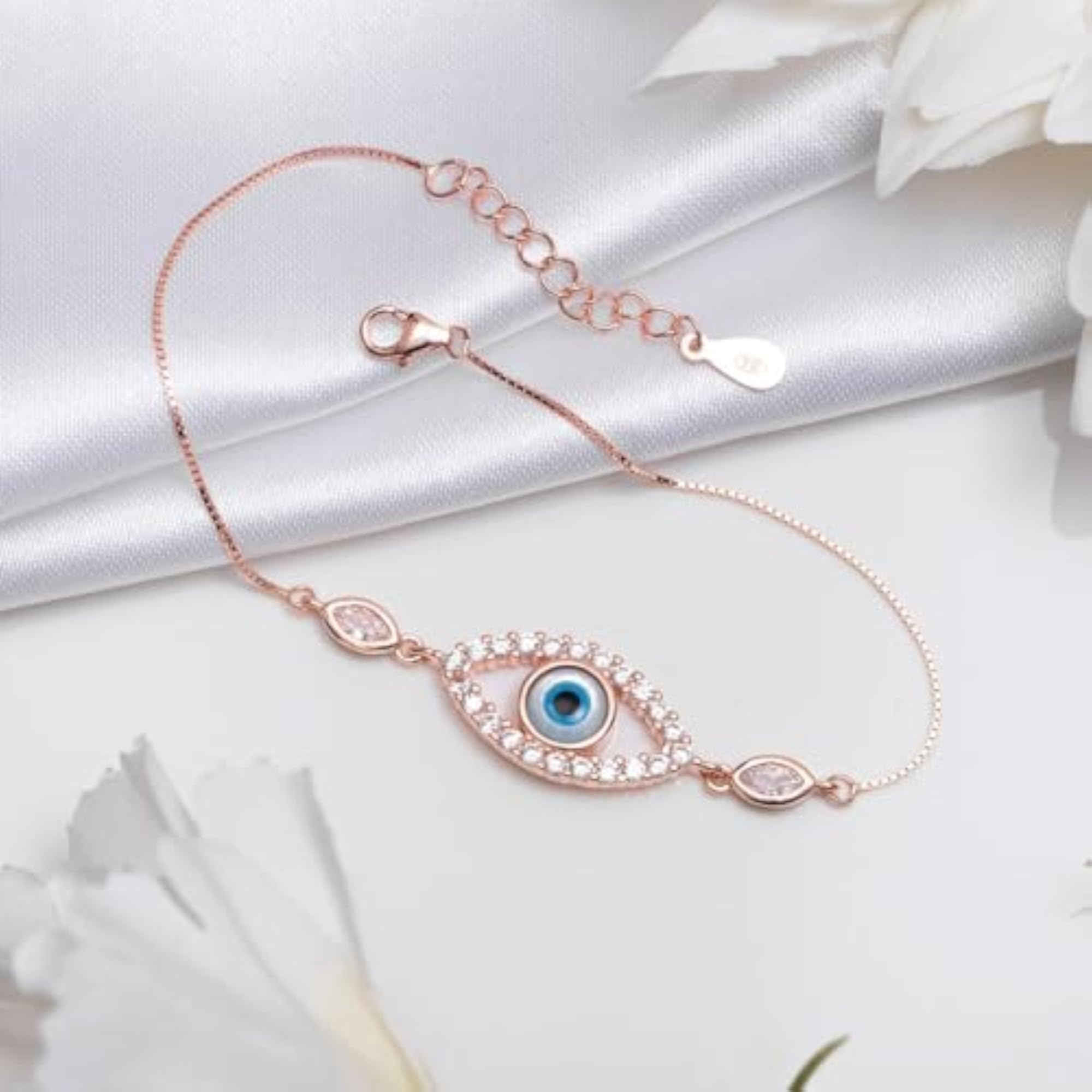 925 Sterling Silver Evil Eye Nazaria Bracelet
