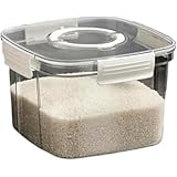 AOBOPO 一人暮らしに最適な米びつ 米保存容器｜10kg・5kg 容量選べるおしゃれこめびつ｜密閉設計で防虫防潮 キッチン省スペース米櫃｜計量スプーン付き 取り出し簡単 モダンインテリアに融け込む米びつ