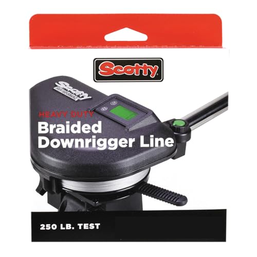 Ligne downrigger Scotty tressée de 300ft, le secret des sorties de pêche réussies en mer