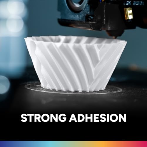 Image of OVERTURE High Speed PLA Filament 1.75mm, Neatly Wound 3D Printer Filament 1kg Spool (2.2lbs) Rapid PLA, Dimensional Accuracy + /- 0.02 mm, Fit Most FDM 3D Printers (Cold White)