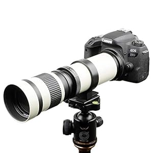 EF/EF-S 420-800mm F/8.3 Telephoto Zoom Lens – Manual DSLR Cameras Lenses+ T-Mount for Canon EOS Rebel T8i/T7i/T7/T6s/T6i/T6/T5i/T5/T4i/T3i/T3/T2i/T1i/250D/750D/760D/1200D/1300D/2000D/4000D/6D/5D