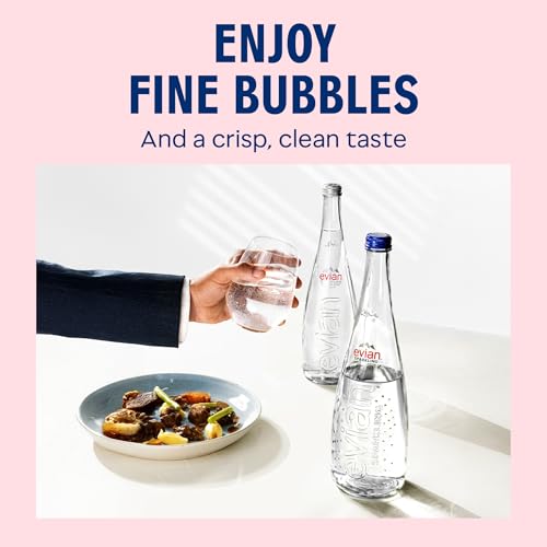 Image of Evian Natural Mineral Sparkling Water 750 ml X 12