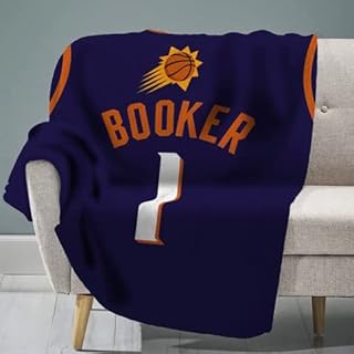 Sleep Squad Phoenix Suns Devin Booker 60 x 80 Raschel Plush Blanket an NBA Throw