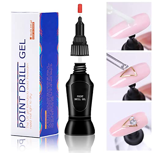 3 Pcs Nail Rhinestone Glue Nail Glue Pen Resin Polishing Agent With Brush&Pen Tip,Adhesive Resin Needle Brush Dual Purpose Glue For Nail Decorations Nail Diamond 3D Nail Charms Sequins-10Ml #TOP2