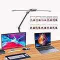 24W LED Desk Lamp for Home Office, Double Head Desk Lamp with Clamp, Dimming Task Lamp, 7 Brightness 5 Color Mode, Swing Arm Architect Table Lamp for Study