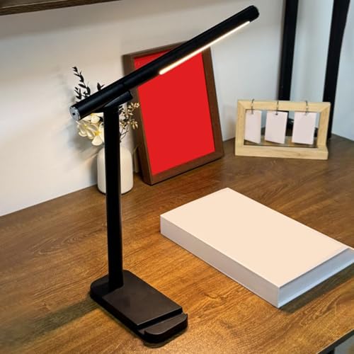Lampe tactile à éclairage continu à intensité variable et au design épuré pour bureau