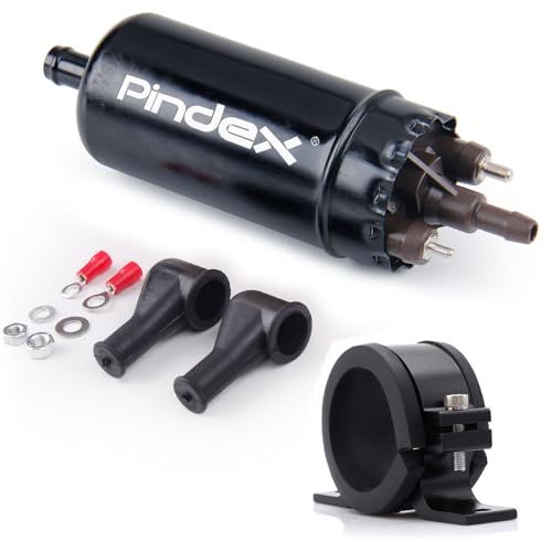 Pindex Universal External In Line Fuel Pump116 Psi High Pressure 12v Electric...