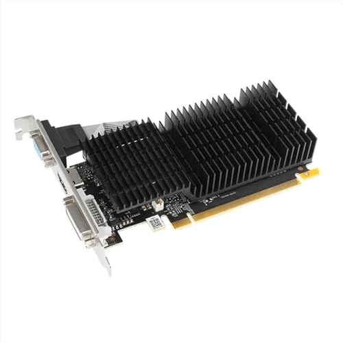 Nuwo Scheda Grafica GT730 GT 730 4 GB DDR3 64 bit 902MHz, Scheda Video GPU per PC, DVI, HDMI, VGA, PCI Express 2.0, Supporta DirectX 11, Bulk