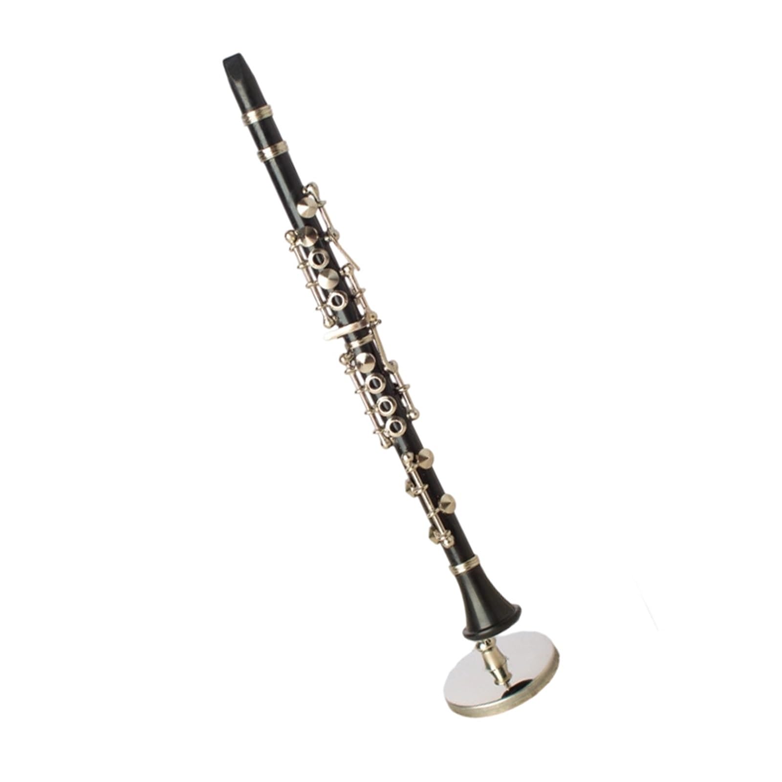 ZXFJYUIP Miniature Clarinet Model Ornament Bass Oboe Instrument(19CM)