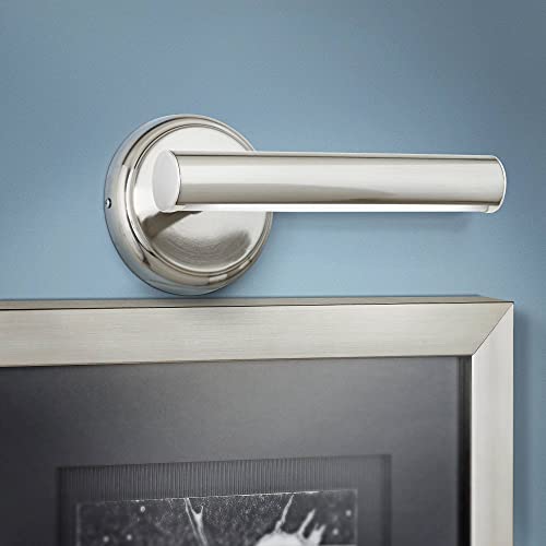 Possini Euro Design Artista 9 1/2" Wide Brushed Nickel Led Picture Light #TOP1
