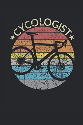 Biker Bicycle Road Bike Cycologist Cycopath Bike MTB Retro Vintage: NOTEBOOK - Funny cyclist bike gift, gift idea - A5 (6x9) - 120 pages - CHECKED - ... sketch, gift, birthday, funny, mountain bike