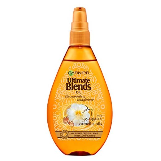 Garnier - Aceite para el cabello de argán de Garnier Ultimate Blends para cabello brillante, 150 ml
