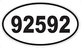 US Decal, Inc. Number 92592 Oval Sticker