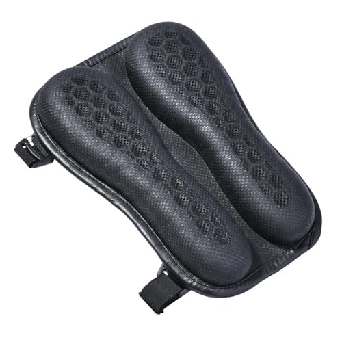 Funda de asiento de moto transpirable y cojín de aire trasero 4