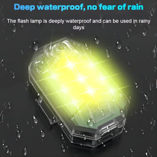 High Brightness Wireless Led Strobe Light, 7 Colors Usb Rechargeable Flashing Lights, Wireless Strobe Lights For Car, Riding Anti-Collision Night Signal Light Strobe Light For Motorcycle Car Bike #TOP4
