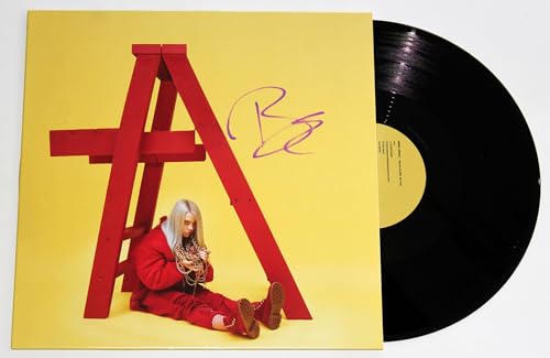 B. Eilish Signed Don't Smile at Me Billie Album LP Vinyl Record w/JSA COA