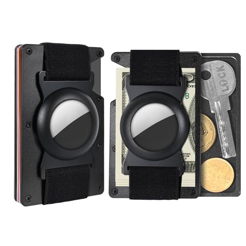 UpLook Wallet Replacement Screws Screwdriver Metal Clip for RFID Metal Wallet Repair Kit (Black Basic Set & RFID Carbon Wallet with Cash Strap)