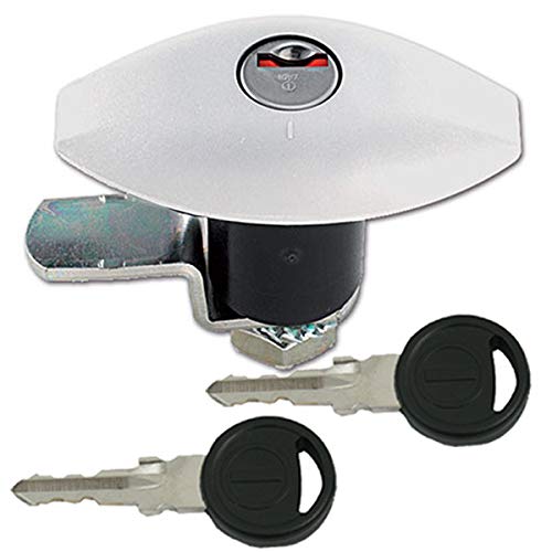 pro-Styling Klappenschloss Schloss Serviceklappe Gaskasten Wohnwagen Wohnmobil Caravan weiß Ellipse