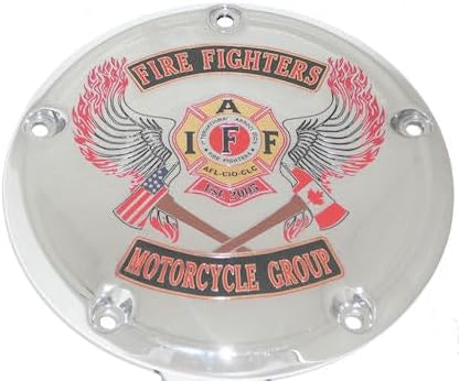 IAFF Motorcyle Group - TC Derby Cover, 7.250 inches in diameter
