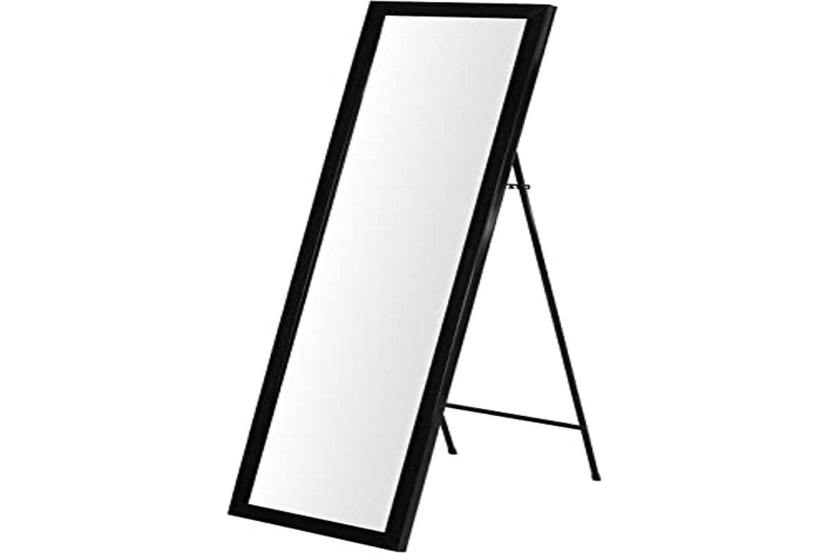 Koopman International B.V. KF445 36 x 126 cm Black Door Mirror 36 x 126 cm