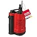 T.I.P. Drainage-Tauchpumpe I-Compac 7500 Kunststoff mit Schwimmerschalter für Schmutzwasser 400W Rot, 30190