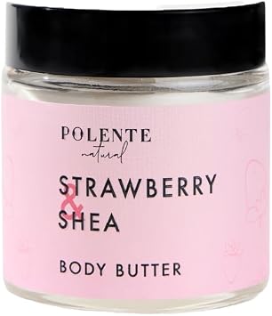 Polente Natural - Strawberry & Shea Body Butter/Intensive Body Moisturizer 100 ml