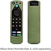 Star Wars The Mandalorian Remote Cover, for Fire TV Alexa Voice Remote Gen 3 (Grogu Green)