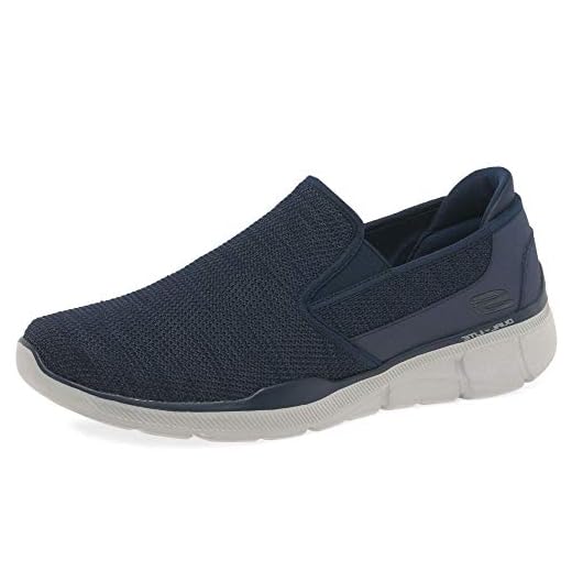 Skechers Mäns Equalizer 3.0 Sumnin tofflor, Blå marinblå nvy, 45 EU