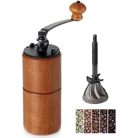 Akirakoki Manual Coffee Bean Grinder Wooden Mill Cover