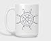 Nautical Coffee Mugs Choose From Anchor, Ship, Lighthouse and 3 other Designs - Large 15 oz White Ceramic Coffee Mug Cup Cup