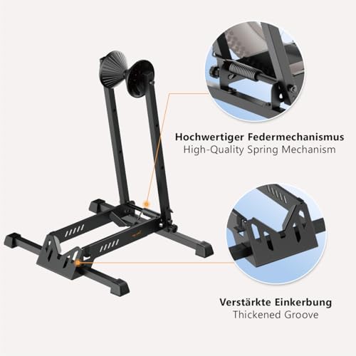 Soporte de pie plegable my wall HR16L para bicicletas de 20 a 29 pulgadas 6