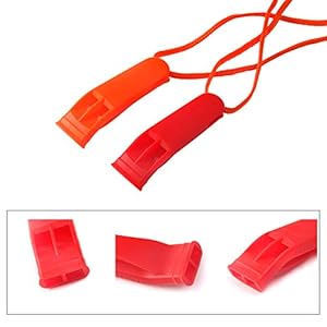 Augsun 10 Pcs Safety Whistle Marine Whistle Plastic Whistles with Lanyard for Emergency  Cucciolini Doodles Augsun 10 pcs safety whistle marine whistle plastic whistles with lanyard for emergency   cucciolini doodles